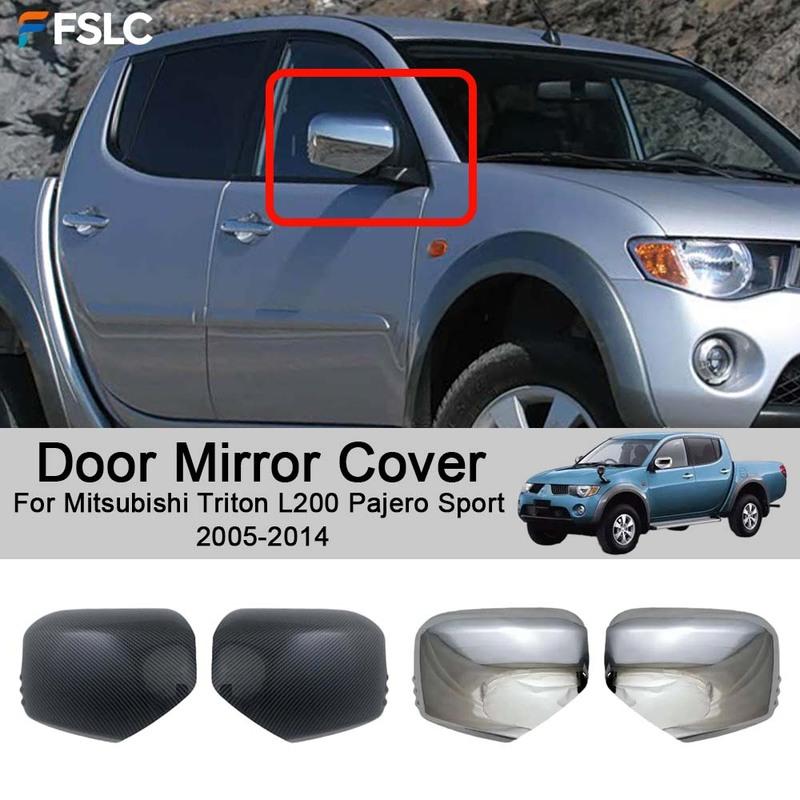 Car Rearview Accessories Door Mirror Cover For Mitsubishi Triton L200 Pajero Sport 2005-2014 Car Decoration Upgrade