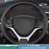 Ized Car Steering Wheel Cover Hand Sewing Braid Leather Car Accessories For Honda Civic Civic 9 2012 2013 2014 2015