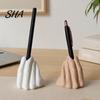 Porte-stylo Créatif Geste de la Main Drôle pour Bureau, Support à Crayons Original Imprimé en 3D, Organiseur de Bureau Accessoires de Bureau Bord Lisse