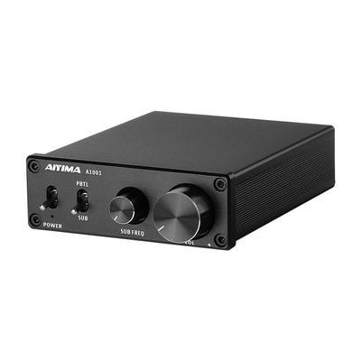 Amplificateur de caisson de basses TPA3116D2 100 W Classe D HiFi Mono Numérique Haute Puissance Audio Amplificateur AMP Home Cinéma DC12-24 V (TPA3116D2, noir)