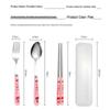 ZISIZ Strawberry 304 Stainless Steel Kids Cutlery Set