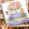 Car with Flowers Colouring Book - 30 Sheets Adult Colouring Book, 100gsm8.3x 8.3 inch, Drawing Book, Birthday Gift, Holiday Part