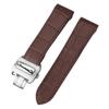 Cinturino per orologio Cartier Santos 100 20mm 23mm Uomo Donna Cinturini in pelle di vacchetta di alta qualità Fibbia pieghevole Cinturino in vera pelle