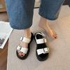 Fashion 2024 Platform Sandals Women Summer Shoes Buckle Slides Casual Sandals Black Sports Flat Sandalias De Mujer Women Shoes