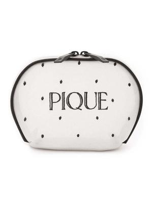 Dot Embroidered Tulle Pouch [Gelato Pique]