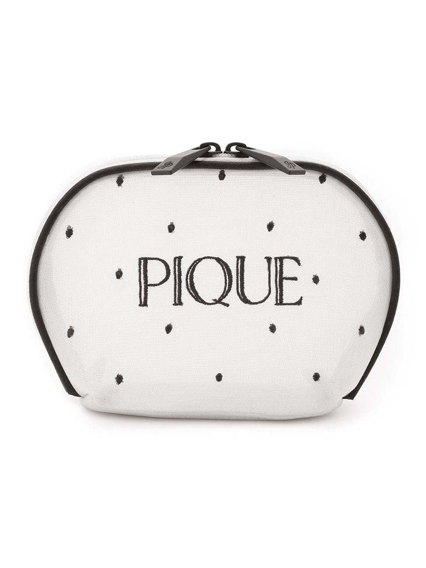 

Dot Embroidered Tulle Pouch [Gelato Pique]