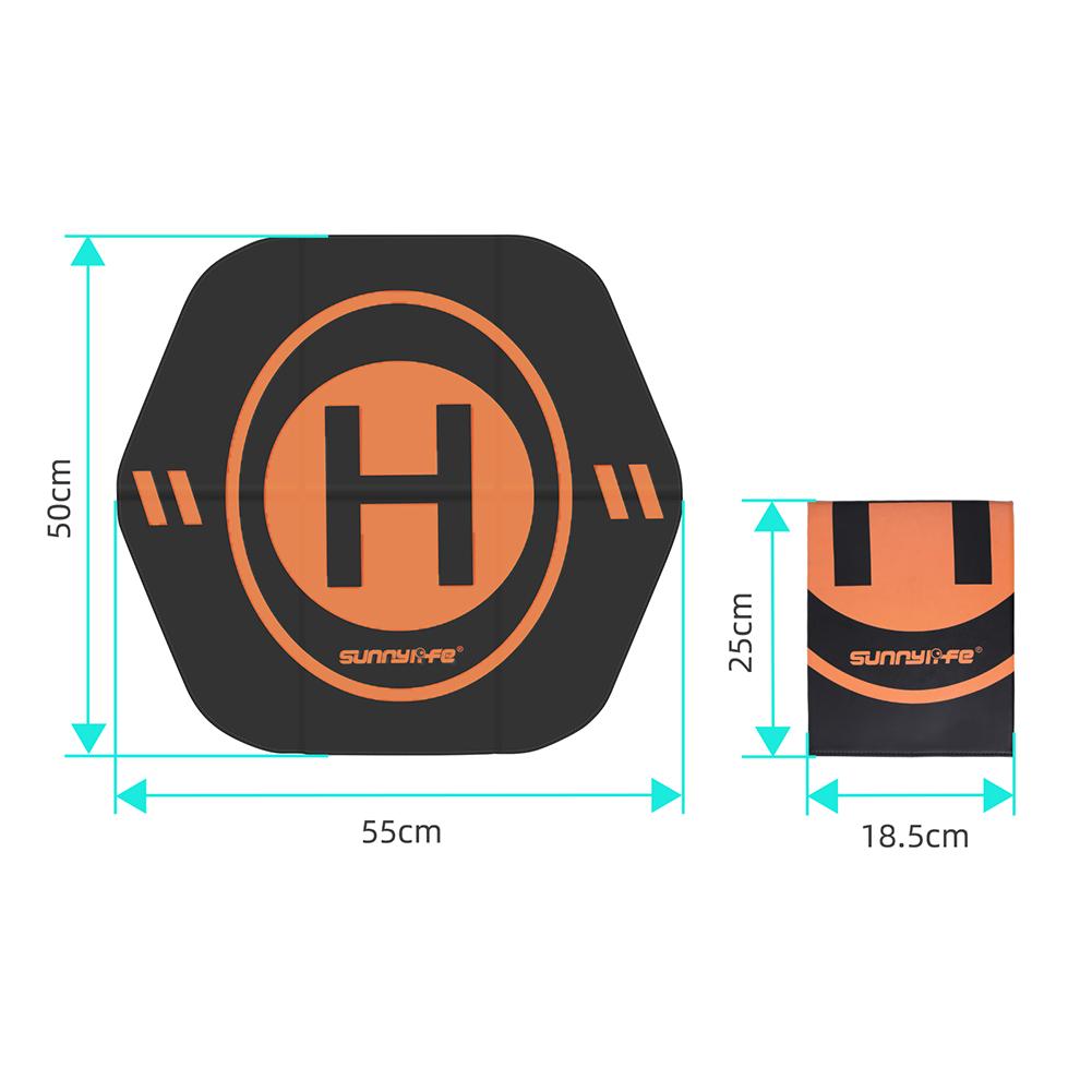 Landing Pad Double Side Foldable Drones Landing Pad for DJI Mini 3 Pro AVATA Air 2S Drone Pad Waterproof Ground Accessories
