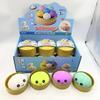 New Colorful Simulated Dumpling Squishy Enhance Happiness Rebound Squeeze Reliever Toy Relaxing Relieve Anxiety Antistress Gifts