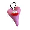 Large Mouth Cartoon Doll Keychain With Lanyard Bag Hanging Decoration