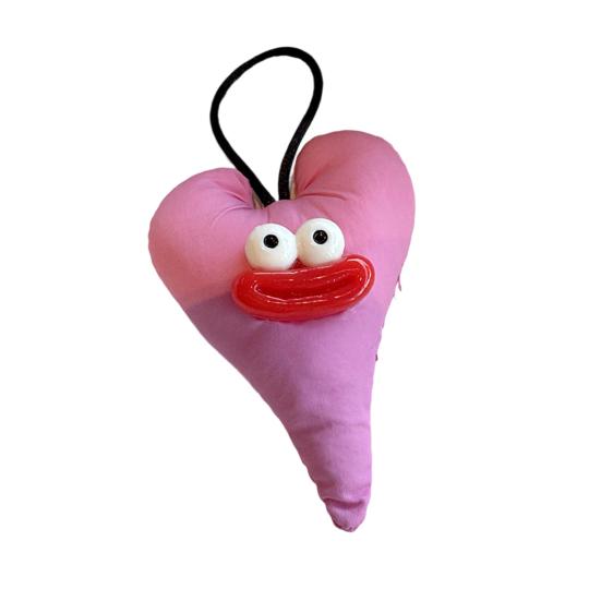 Large Mouth Cartoon Doll Keychain With Lanyard Bag Hanging Decoration