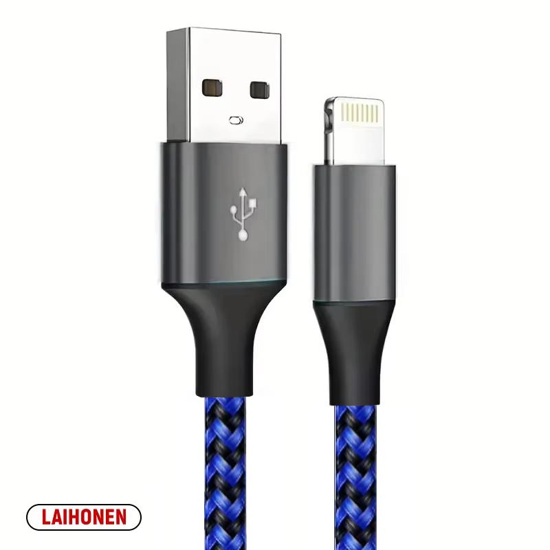 1M 2M 3M USB A To Lightning MFi Certified Cable For 14 13 12 11 X XR Pro Max Fast Charging Cable Charger Data Wire Cord