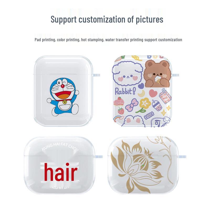 TPU Transparente Weiche Schutzhülle für AirPods 2./3. Generation/Pro/Pro2