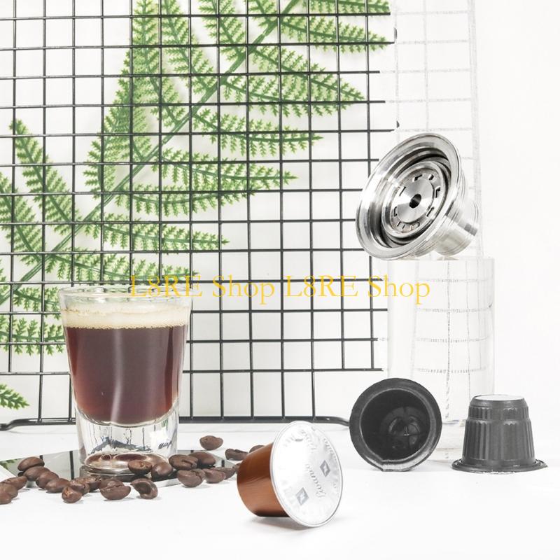 L8RE Stainless Steel Transform Espresso Coffee Tool Capsules Adapter Holder Filter for Espresso Vertuoline GCA1 Machine