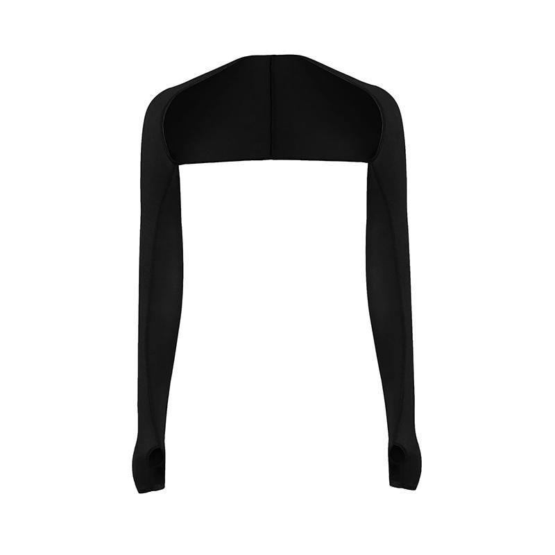 

Бег Рыбалка Велоспорт Рукав УФ Защита Руки Хиджаб Женский Топ Шаль Манжета Женские Перчатки для Защиты от Солнца Спортивные Велосипедный Укороченный Кейп чёрный