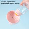 Portable Dog Water Bottle Leak-Proof Pet Water Dispenser with Drinking Bowl Food Compartment Travel Pet Feeder for Dogs Cats Hiking Walking Outdoor