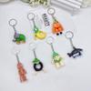 Tralalero Tralala Nøkkelring Anime Tungtung Sahur Hjerneorm Bilnøkkelring Actionfigurer Leker Nøkkelringer Vesker Anheng Dekor Gave