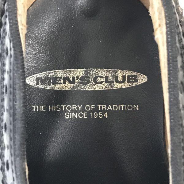 90er Vintage Made in Japan/MEN'S CLUB/Leder Budapester Goodyear Welt Schuhe/25.5/Schwarz/SCHWARZ/Business Schnürschuhe(GEBRAUCHT)