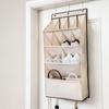 Over Door Shoe Organizer with Large 6 Deep Pockets Door Shoe Rack for Closet Door Foldable 16 Pairs Resuable Hanging Storage Bag