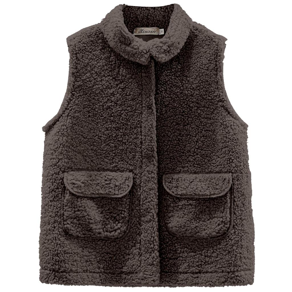Women's  Winter Outerwear Faux Lambswool Vest