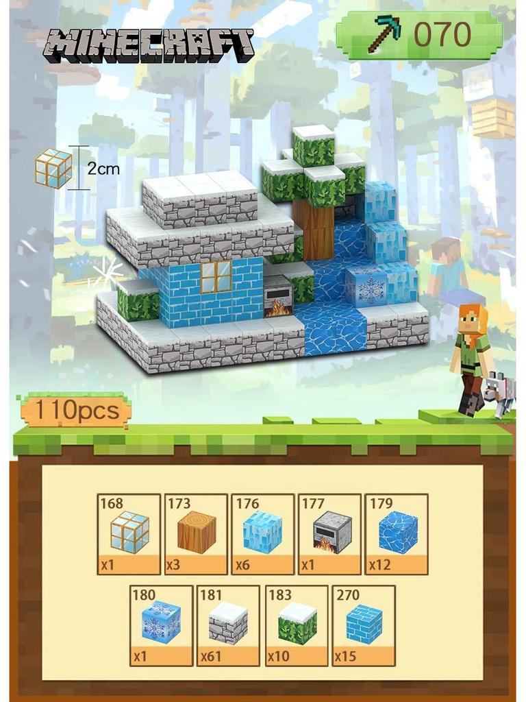 Magnetische Blockwelt: DIY Bausteine - Lernspielzeug für Kinder