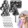 50Pcs 4 Sizes Rollers Self-Grip Hair Rollers Set Heatless DIY Heatless Hair Curlers Reusable Hair Partition Clip