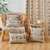 1PC LOZUJOJU Modern Ins Style Vintage Eiffel Tower Printed Comfortable Pillowcase for Sofa Bed Living Room Bedroom Home Decor 30x50cm/45x45cm/50x50cm