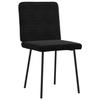 VidaXL Chaises à manger lot de 2 Noir Velours 4101139