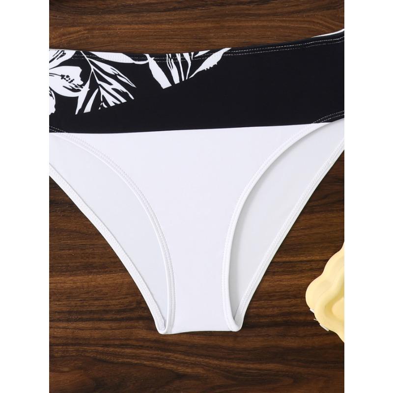 Hot-selling Split Swimsuit Multi-color Printed Sports Splicing Swimsuit Two-piece Set BIKINI Women
