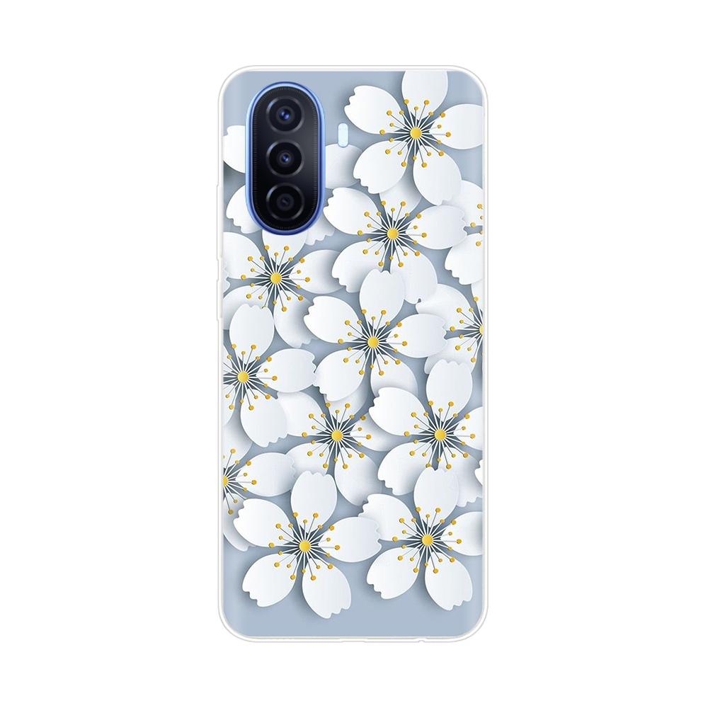 New Fashion Flower Cover For Huawei Nova Y70 Plus Case Soft Slim Phone Cases For Huawei Nova Y70 Y 70 NovaY70 Back Cover Bumper