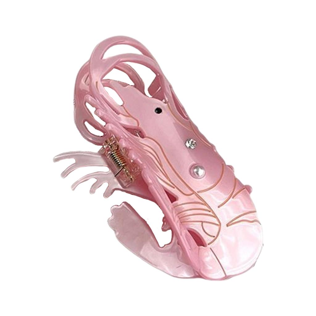 Large Rhinestones Pearls Acetate Hair Claw Clip Women Girls Fashion Hair Accessories Party Daily Use