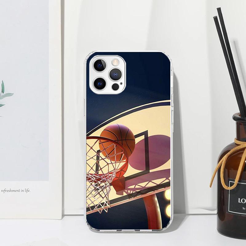 

Basketball Basket Play Phone Case For Iphone 17 Air 16 15 Plus 16E 14 Pro Max 13 Mini 12 11 7 8 SE Fundas Soft Back Cover 17 Air iPhone 14 Pro