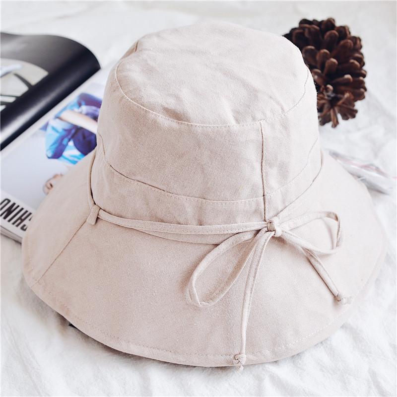 Breathable Summer Fisherman Hat With Butterfly Bow Accent Perfect For Sun Protection