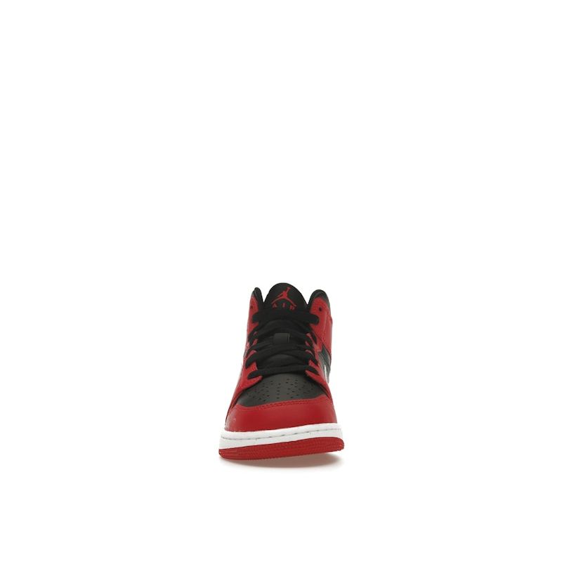 Air Jordan 1 Mid GS Gym Red Black White Kids Sneakers DQ8423-061