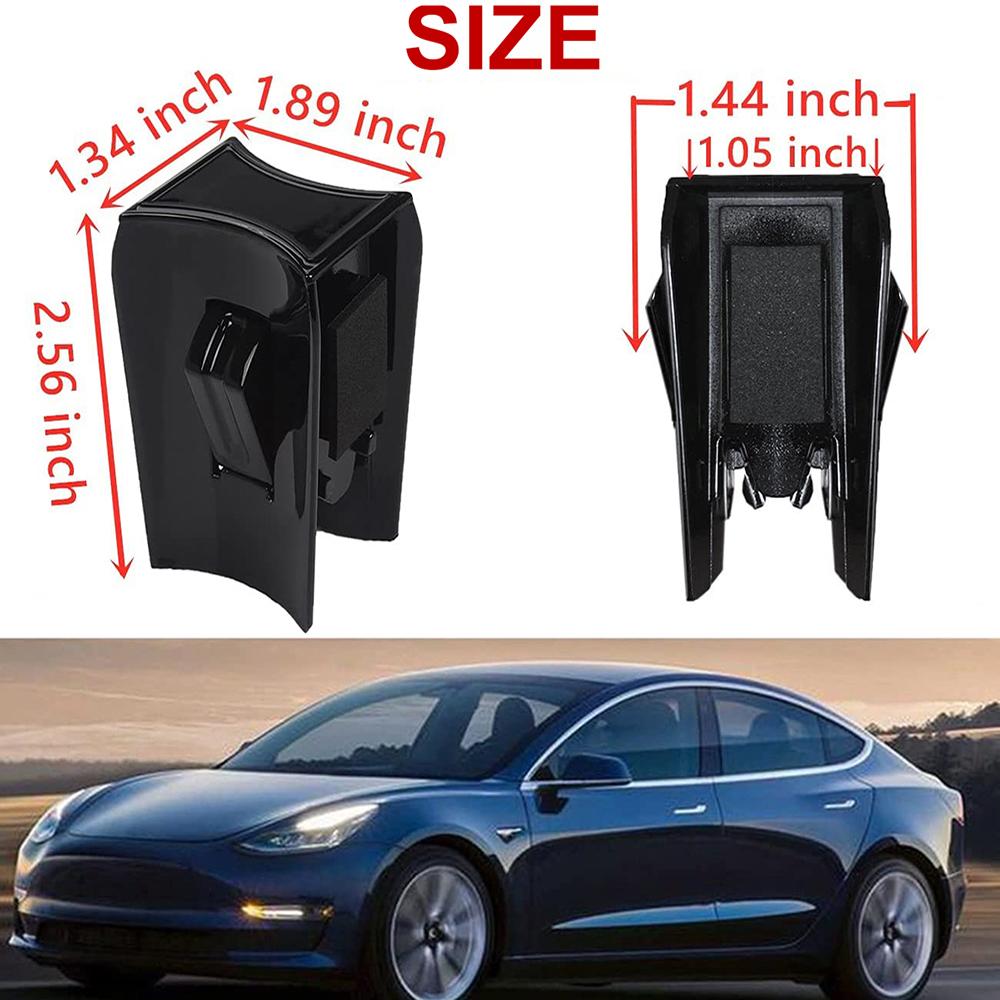 Becherhalter-Begrenzer-Einsatz für Tesla Model 3 und Model Y mit Aktualisierungskonsole, ABS-Material, Auto-Wasserbecher-Slot-Begrenzungsclip
