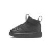 Nike Court Borough Mid 2 Boot High top Toddler Shoes Black Infant And Toddler BQ5445-001