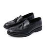Fashion Men's Pu Leather Oxford Shoes Classic Formal Mens Loafers Business Dress Shoes for Men Comfortable Slip-On Office Wedding Shoes