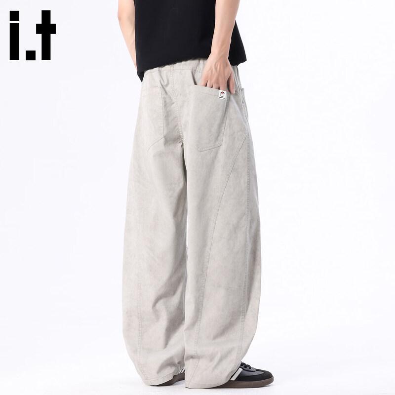 CHOCOOLATEit Men s Tencel Cooling Tie-Dye Wide-Leg Pants 3XL