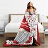 Christmas Gnome Knitted Blanket Valentine Love New Year Flannel Throw Blankets Summer Air Conditioning Lightweight Bedspreads