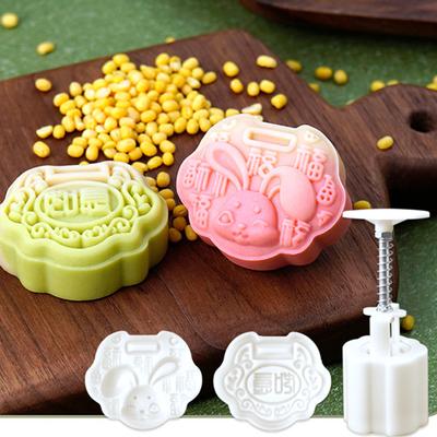 DIY Mondkuchenform mit Hasenform Wiederverwendbare Gebäck-Kekse-Dessertform für die Küche