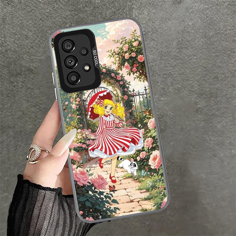 Anime Candy Candy Soft Phone Case for Samsung A17 A16 A15 A14 A13 A57 A56 A55 A54 A53 A37 A36 A35 A34 A33 A26 A25 A24 A23 A52