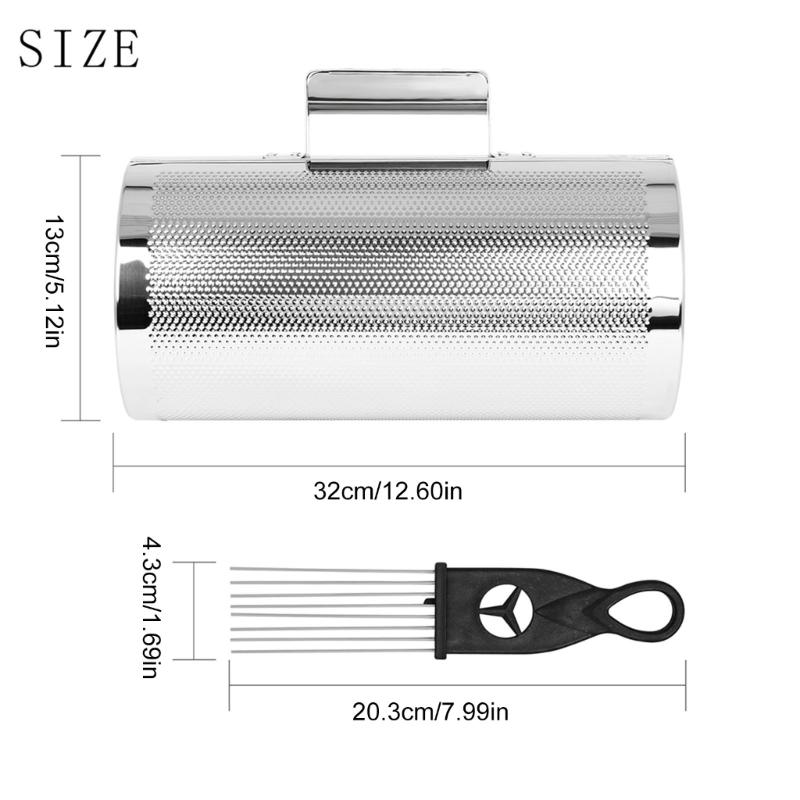 Guiro Instrument Metal Guiro Shaker with Scraper Latin Percussions Instrument Profession Band Accompaniment Sand Hammer