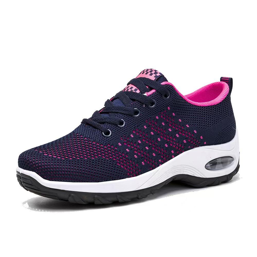 New Spring and Autumn Air Cushion Women's Shoes Comfortable Light Casual Fashionable Versatile Thick Sole Breathable Factory