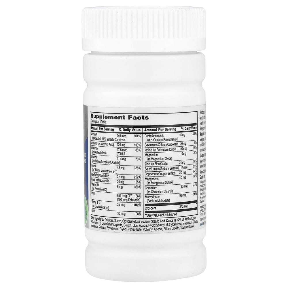 21st Century Sentry One Daily Multivitamin Multimineral For Men 50+, 100 Tablets