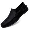 Loafers Men Casual Leather Shoes Slip On Spring Summer Black Brown Fashion Italian Trendy Luxury Designer Brand Loafer