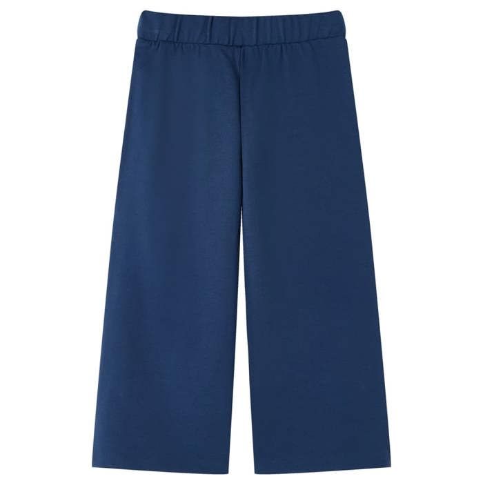 Pantalon à jambes larges pour enfants bleu marine 92/104/116/128/140