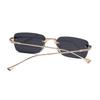 Ins Style Punk Sun Glasses Rimless Street Shoot Eyewear Square Sunglasses for Women  for Women