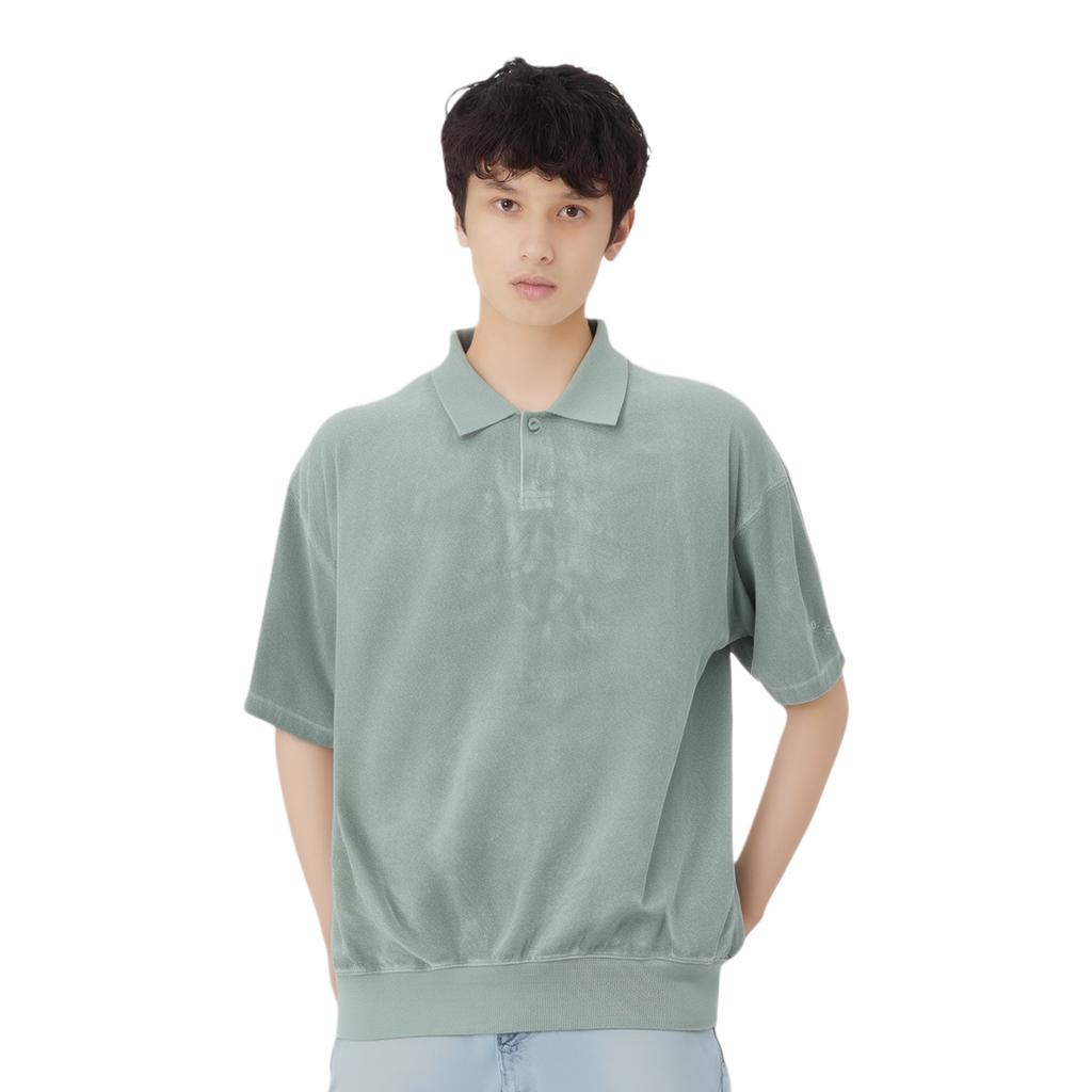 Fear of God Essentials Terry Polo Sycamore Herren Oberteile Grün 125BT224051F