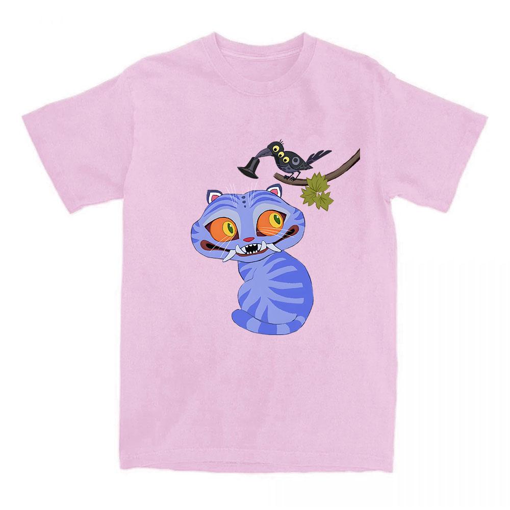 საძა ბოის კომფორტ კოლორსის მაისური KPop დემონი მონადირეების პრინტით მაისური ზაფხულის მოკლემკლავიანი ბამბის მაისური მოდური ქალის მამაკაცის ტანსაცმელი