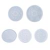 Viking Divination Rune Coaster Tray Mould Rune Stones Silicone Resin Mould