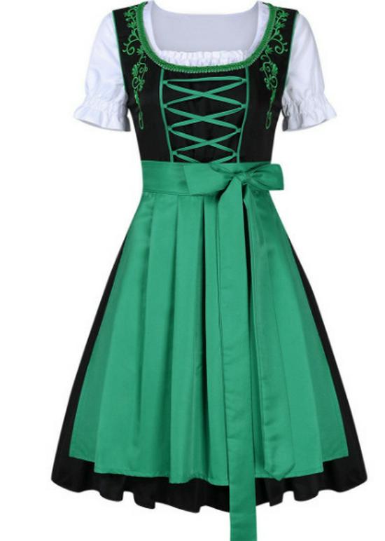 Dirndl Tradicionāls vācu Oktoberfest augstas kvalitātes